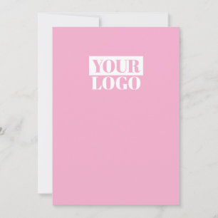 Pink - add your logo save the date