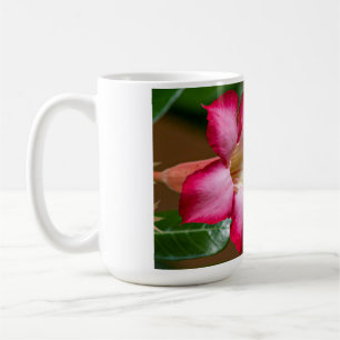 Pink Adenium Obesum flower a.k.a. Desert Rose Coffee Mug