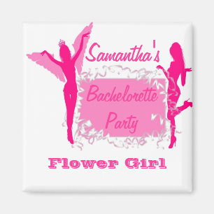 Pink adult bachelorette party magnet