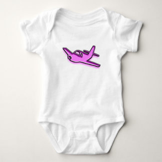 Pink Aeroplane Baby Bodysuit
