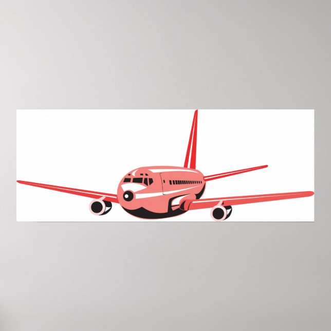 Pink Aeroplane Poster (Front)