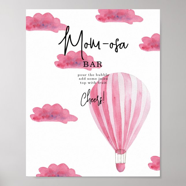 Pink Aerostat - mum-osa bar Poster (Front)