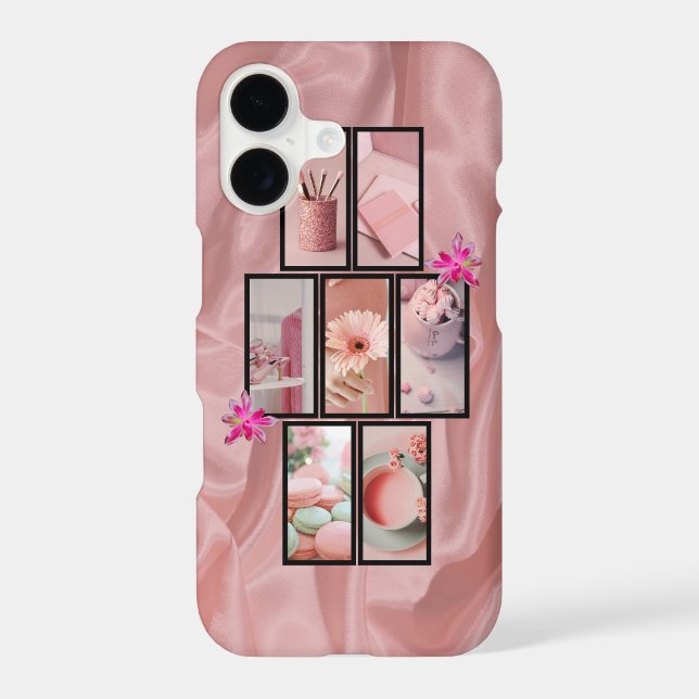 Pink Aesthetic Collage Phone Case - Cute Coquette  (Back)