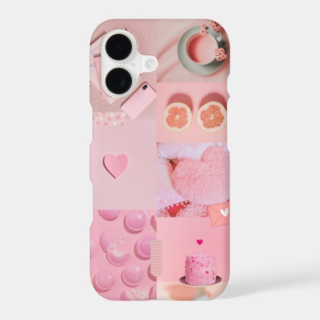 Pink Aesthetic Collage Phone Case - Cute Coquette  (Back)