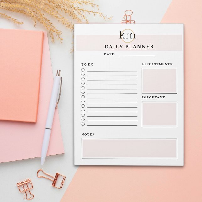 Pink Aesthetic Professional Planner Template Notepad (Creator Uploaded)