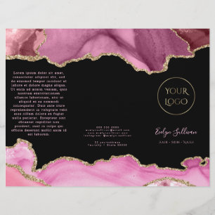 pink agate brochure