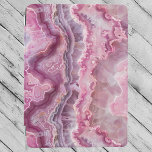 Pink Agate Stone Macro Photography iPad Air Cover<br><div class="desc">This design may be personalised by choosing the Edit Design option. You may also transfer onto other items. Contact me at colorflowcreations@gmail.com or use the chat option at the top of the page if you wish to have this design on another product or need assistance with this design. I am...</div>