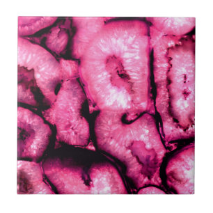 Pink  Agates Tile