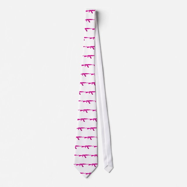 Pink AK-47 Tie (Front)