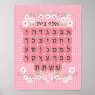 Pink Alef Beis - New Poster