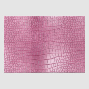 Pink Alligator Animal Print Tissue Paper