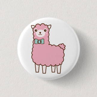 Pink alpaca Buttons