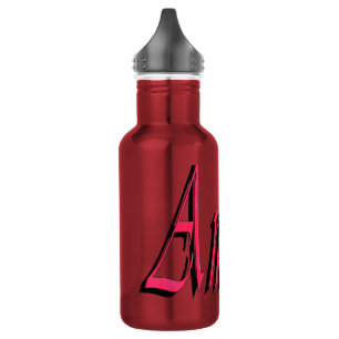 Pink Amelia Girls Name Logo 532 Ml Water Bottle