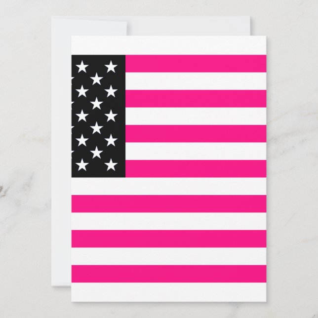 pink american flag (Front)
