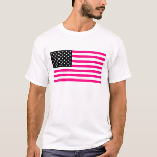 pink american flag T-Shirt