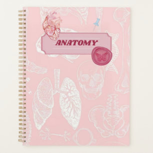 Pink Anatomy Medical Student Aesthetic Design Planner