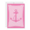 Pink Anchor Invitations