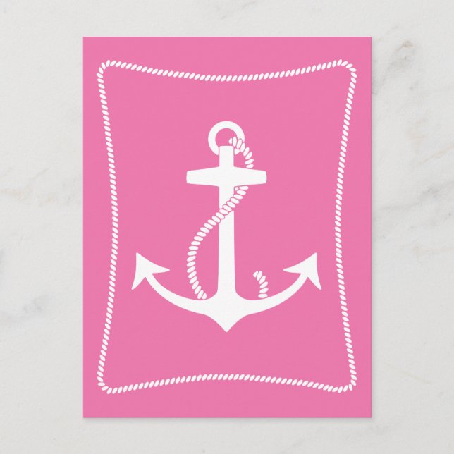 Pink Anchor Postcard (Front)