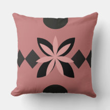 PINK AND BLACK ABSTRACT