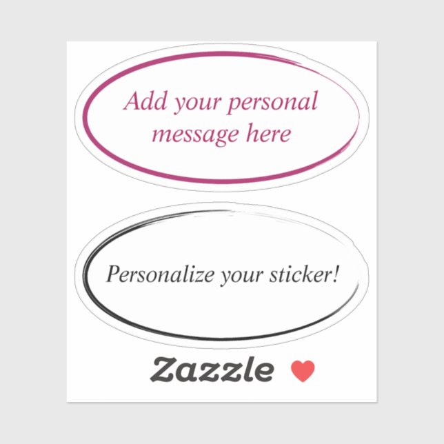 Pink and Black Brush Stroke (Sheet)