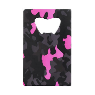 Pink and Black Camouflage