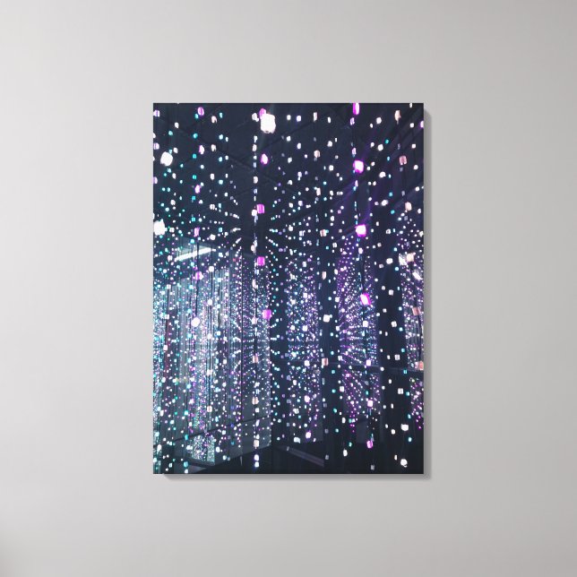 Pink and Black Canvas Print (Front)