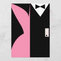 Pink and Black Cocktail Dress Dinner Party