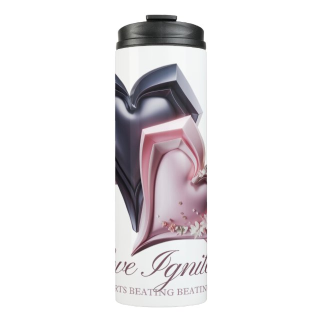 Pink and Black Couple Mug (Front)