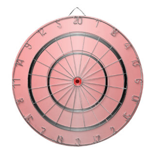 Pink And Black Dartboard