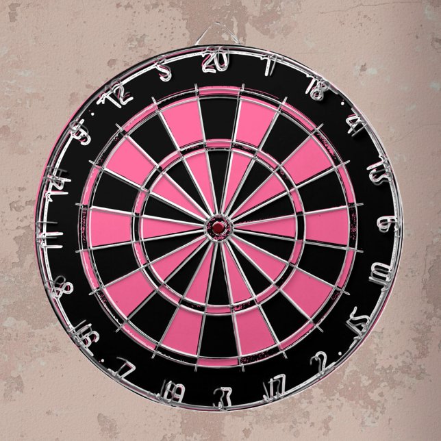 Pink and black ladies dartboard (pink dartboard)