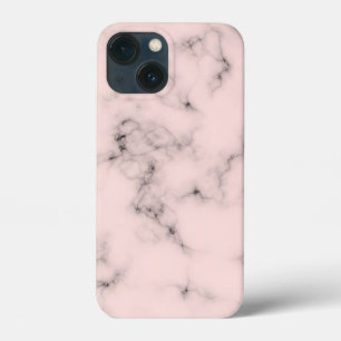 Pink and Black Marble Look iPhone Case