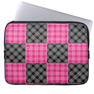 Pink and Black Plaid Case