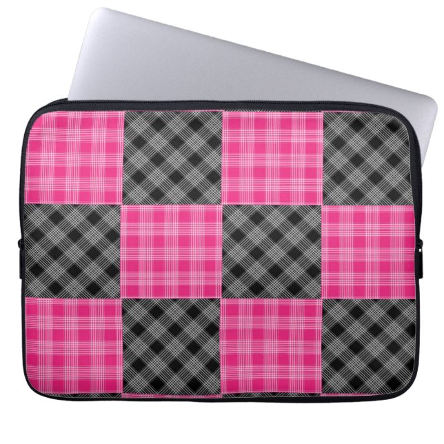 Pink and Black Plaid Case (Front)