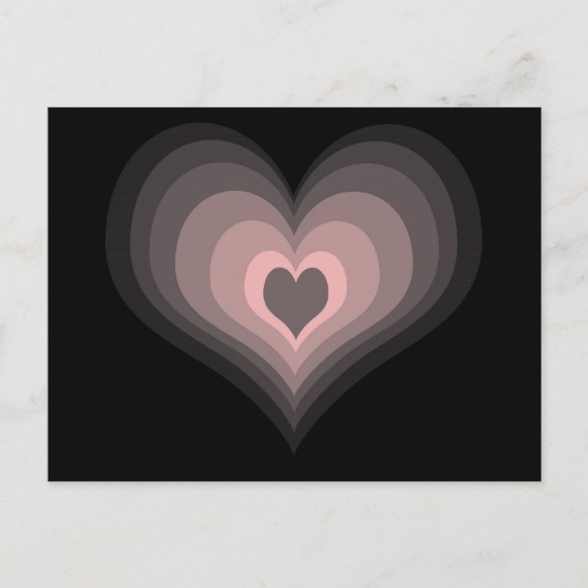 Pink and Black Postcard (Front)