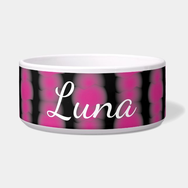 Pink and black tie dye (Front)