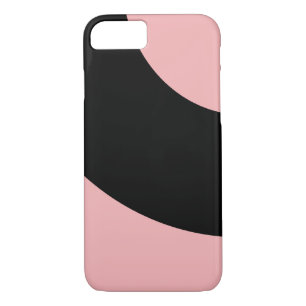 Pink and Black Trendy iPhone 8/7 Case