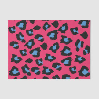 Pink and Blue Animal Print Tissue Paper
