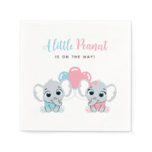 Pink and Blue Baby Elephant Balloon Gender Reveal