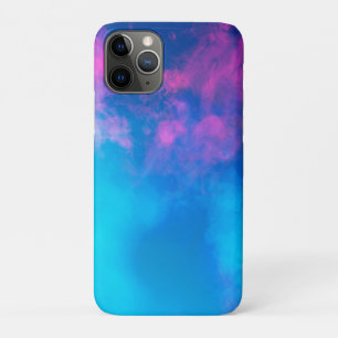Pink and Blue Coloured Smoke Zazzle_Growshop. iPhone 11 Pro Case