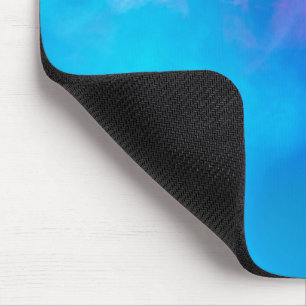 Pink and Blue Coloured Smoke Zazzle_Growshop. Mouse Mat