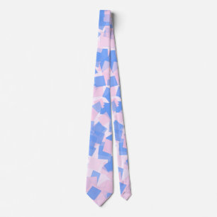 Pink and Blue Confetti Tie
