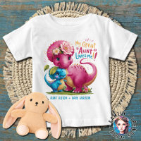 Pink and Blue Dinosaurs My Great Aunt Loves Me