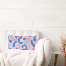Pink and Blue Doodle Pattern
