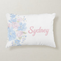 Pink and Blue Grandmillennial Reversible | Name