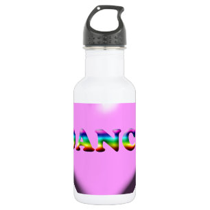 Pink and Blue Heart DANCE for Dancers! 532 Ml Water Bottle