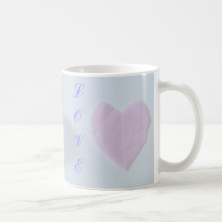 Pink and Blue Hearts Coffee Mug