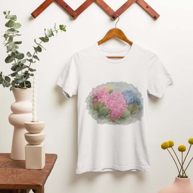 Pink and blue hydrangeas T-Shirt (Creator Uploaded)