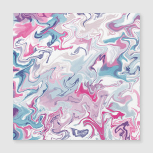 Pink and blue liquid acrylic