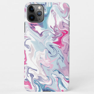 Pink and blue liquid acrylic  iPhone 11Pro max case