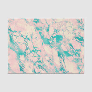 Pink and Blue Marble Design Tissue Paper